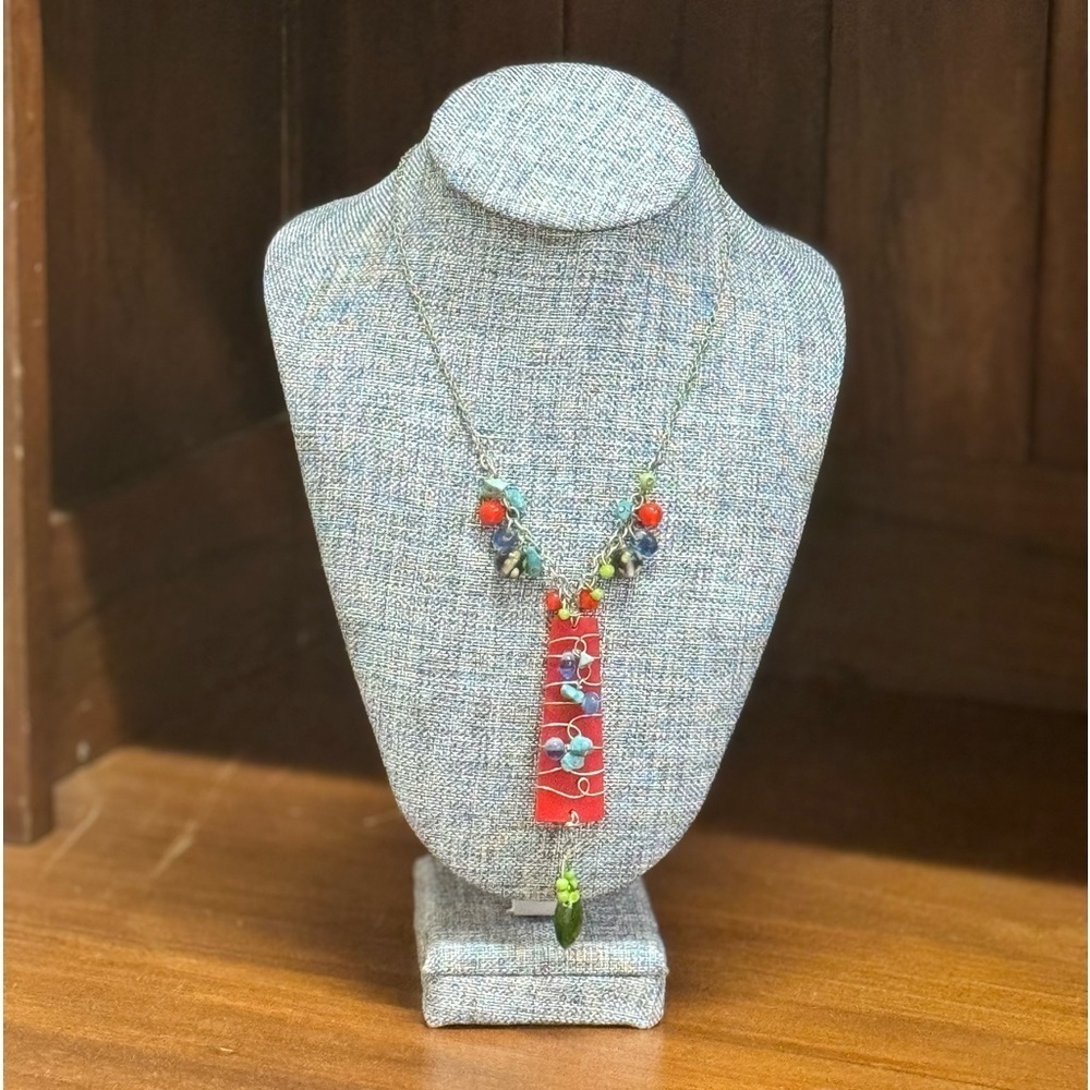 Chunky beaded necklace